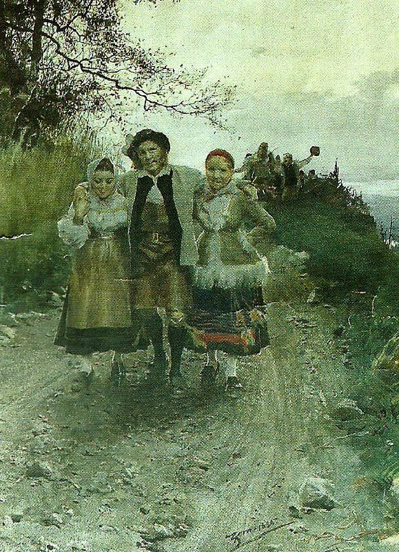Anna Ancher tur hos damerna oil painting image